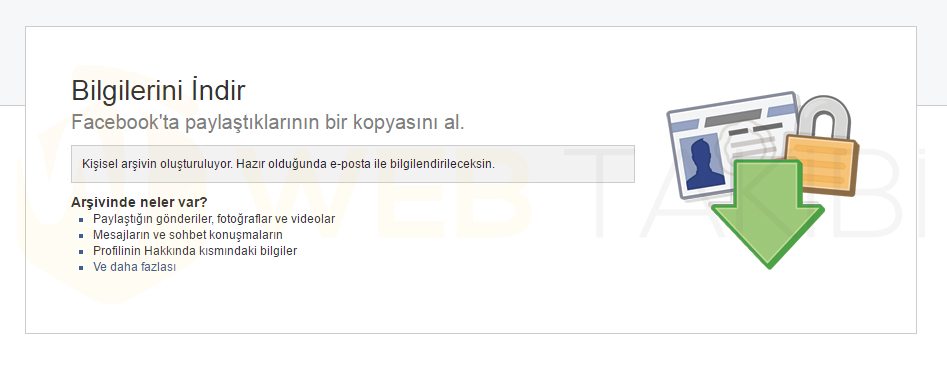 facebook-arşiv-işlemleri
