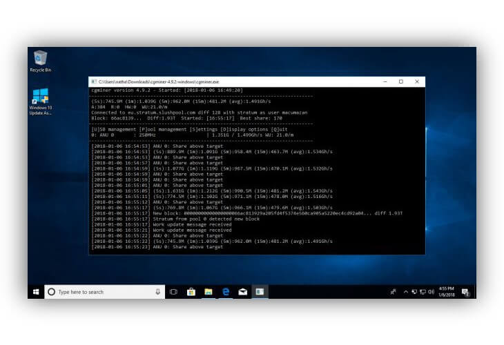 CGMiner hakkında detaylar