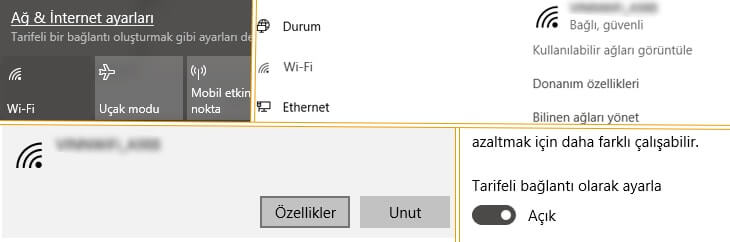 Windows 10 güncelleştirme kapatma yöntemi 