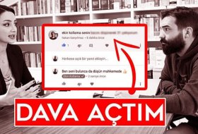 Ekin Kollama küfürlü yoruma dava açtı!