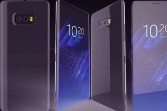 Yeni Samsung Galaxy S9 Konsepti, Dört Kameralı ve 4K Ekranlı