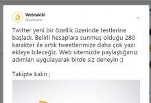 Twitter’da karakter sınırı biraz daha büyüdü