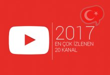 YouTube Türkiye’de 2017 yılının en çok izlenen 20 kanalı