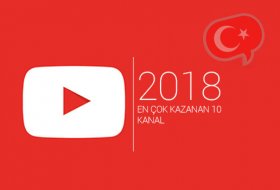 YouTube Türkiye’de 2018 yılının en çok kazanan 10 kanalı