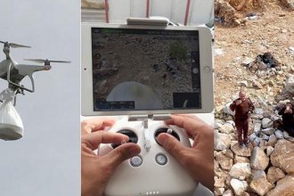 Bitlis’te Köy Korularına Drone İle Tatlı İkramı