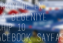 Türkiye’de En Çok Beğeniye Sahip 10 Facebook Sayfası